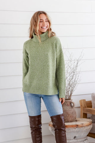 Roll Neck Canyon Knit