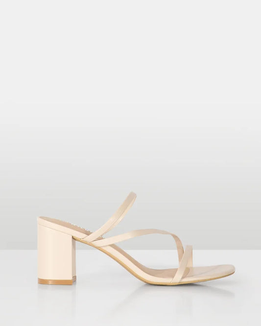 Soho Block Heel - Nude