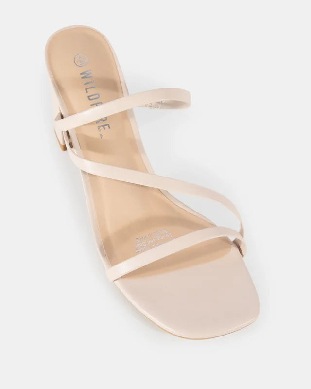 Soho Block Heel - Nude