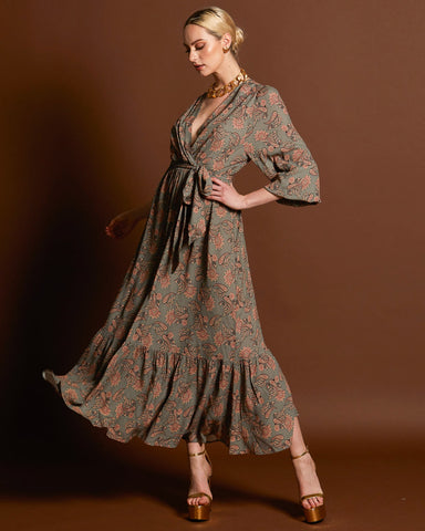 Everywhere Tiered Maxi - Vintage Paisley