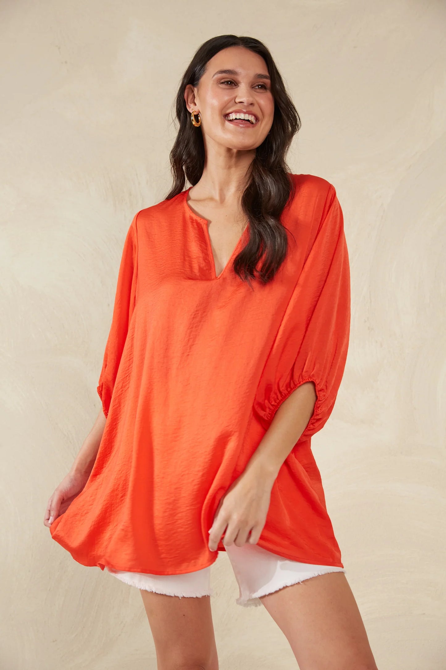 Portofino Relaxed Top - Aperol