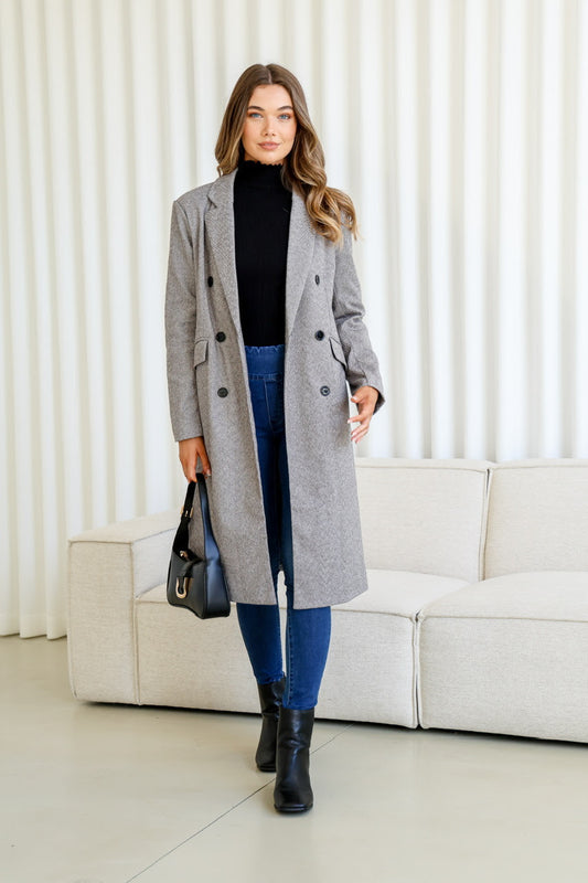 Waldorf Herringbone Coat