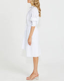 Dreams Embroidered Midi Dress - White