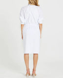 Dreams Embroidered Midi Dress - White