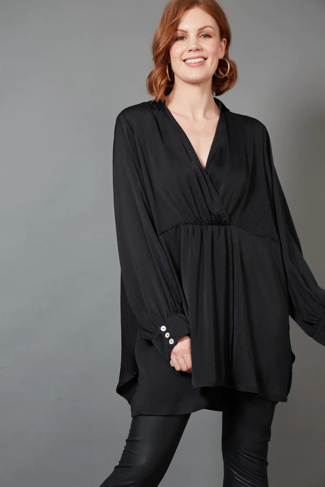 Winona Pleat Blouse