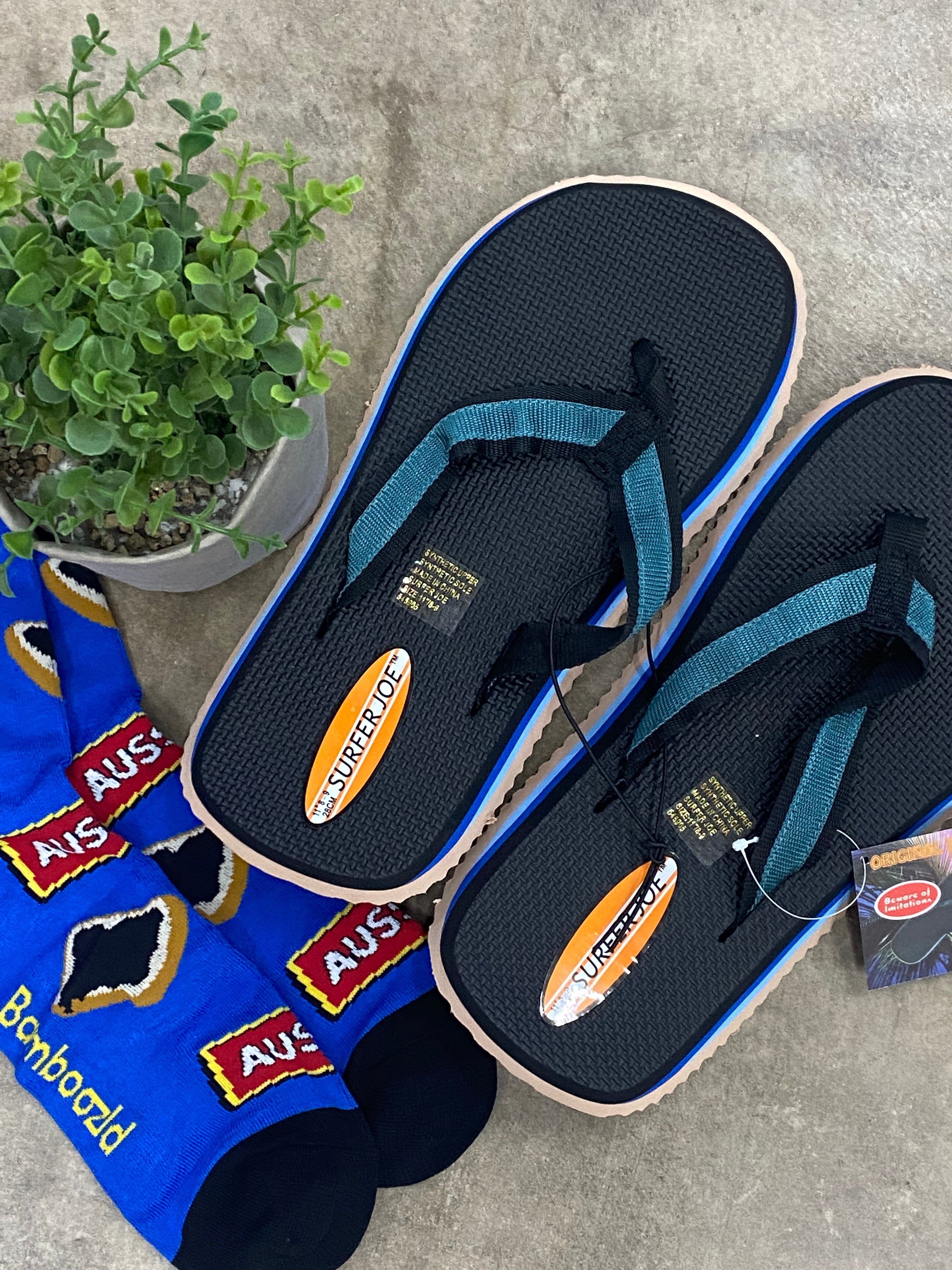 Surfer joe sale flip flops